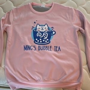 Bubble tea sweat shirt